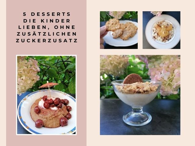 5 Desserts ohne Zuckerzusatz, die auch Kinder lieben