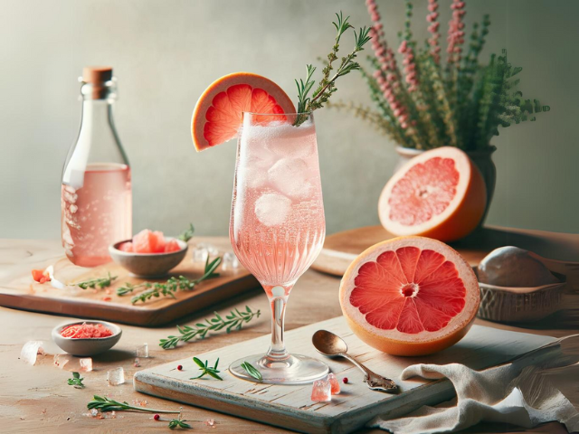 FRIDAY AFTER-WORK-MOCKTAIL: Pink Grapefruit Soda