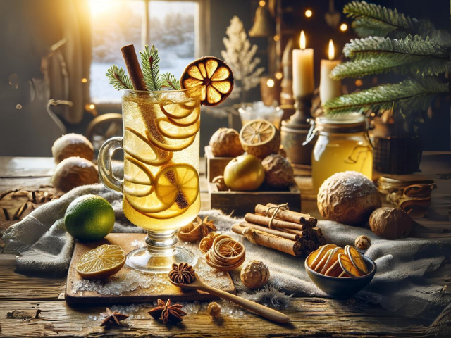 Friday After-Work-Mocktail: Winterliche Birnen-Ingwer-Limonade