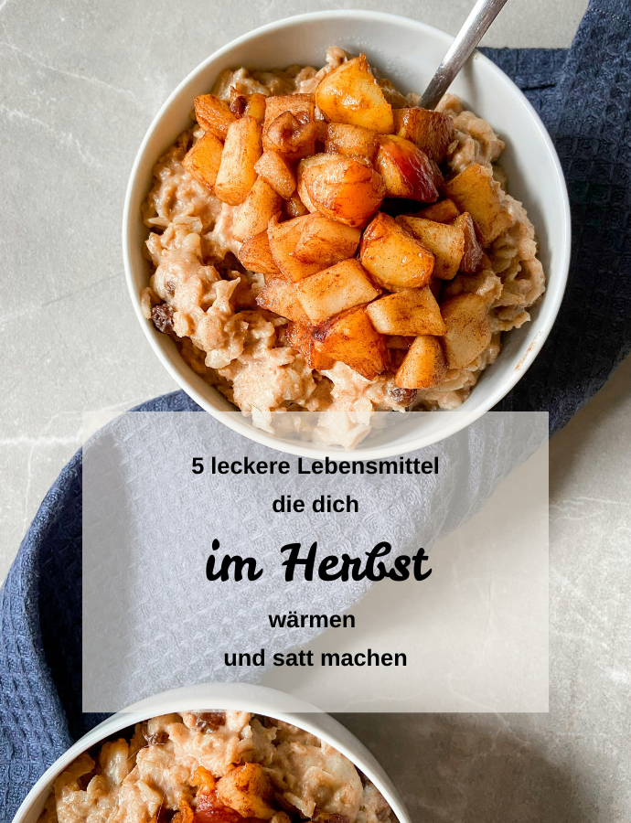 Fünf herbstliche Lebensmittel, die dich wärmen und satt machen